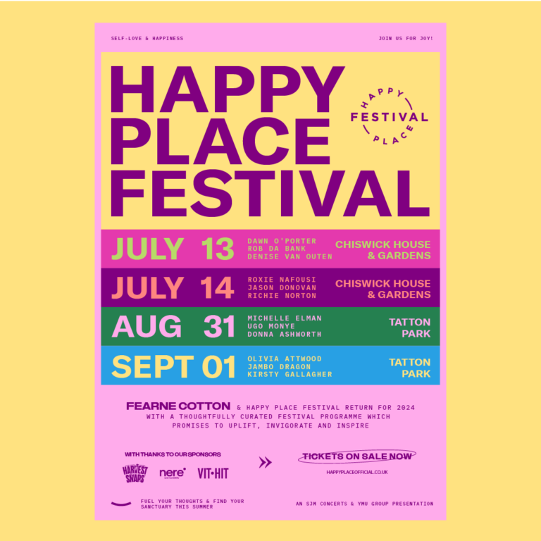 Fearne Cotton's Happy Place Festival Saturday Tickets